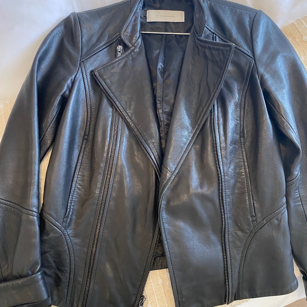 Tahari Leather Jacket